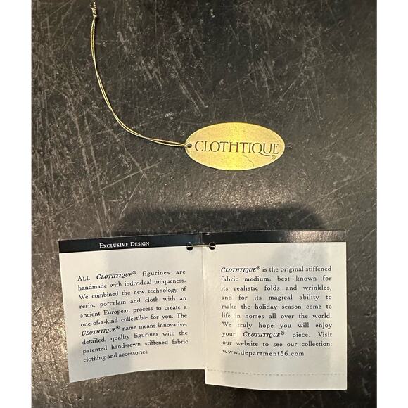 Clothtique Possible Dreams Traditions Of Christmas #57.88087 Dept. 56 w/Box 2007 - Picture 9 of 10